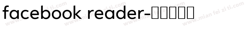 facebook reader字体转换